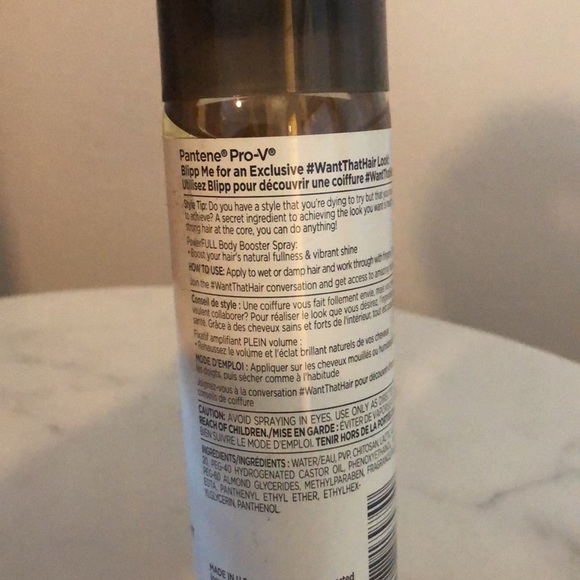 PANTENE ProV Fullness Powerful Body Booster Spray Volumizer 5.7oz - Picture 4 of 4